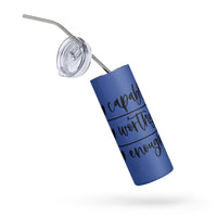 Graphic Stainless Steel CUSTOM "I AM"........Tumbler-PURPLE