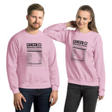 Graphic Custom Unisex "CANCER" Sweatshirt