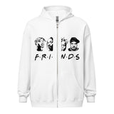 Graphic "FRIENDS" Unisex Zipper Hooded