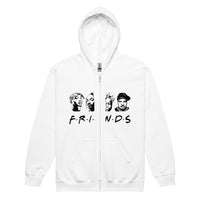 Graphic "FRIENDS" Unisex Zipper Hooded