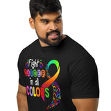 Graphic Custom Unisex "FIGHT AGAINST ALL TYPE OF CANCER " T-SHIRT