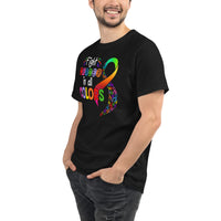 Graphic Custom Unisex "FIGHT CANCER IN  ALL COLORS " T-SHIRT