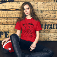 Graphic T-Shirt "Pos-iti-vity" Unisex (Custom For Posh)