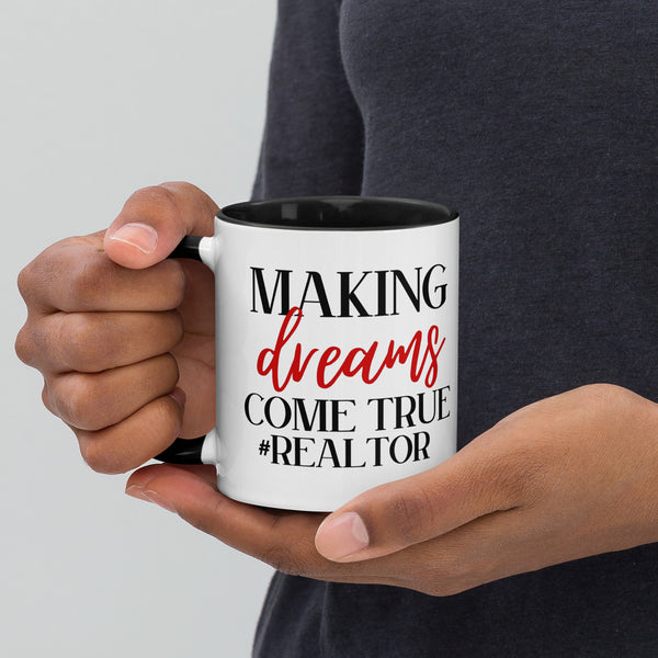 GRAPHIC CUSTOM REALTOR Mug with Color Inside