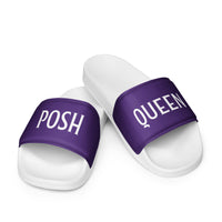 Graphic "Posh Queen" Women's slides (Custom for Posh)
