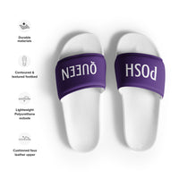 Graphic "Posh Queen" Women's slides (Custom for Posh)