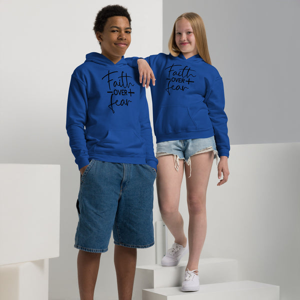 Graphic UNISEX Youth "Faith over Fear" Hooded