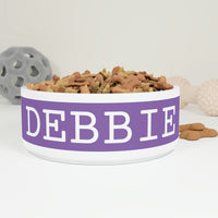 Pet Graphic "Personalized" Bowl