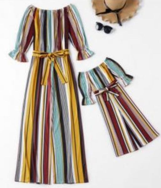 Striped Jumpsuit