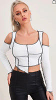 Queen's Asymmetrical Stitch Top