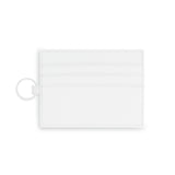 Graphic Saffiano Leather "Motivates" Card Holder