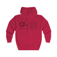 Graphic Hooded Ladies "MOTIVATE"