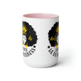 Graphic Drinkware "QUEEN DO BUSINESS" Two-Tone Mug