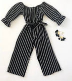 Striped Jumpsuit