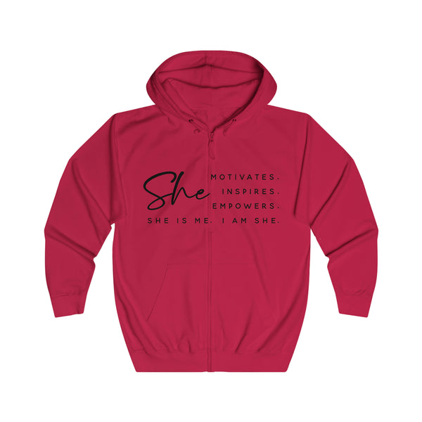 Graphic Hooded Ladies "MOTIVATE"