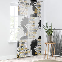 Graphic "Personalized" Window Curtain