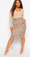 Chic  Print Skirt