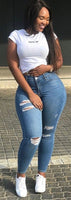 Distress Sexy Jeans