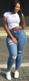 Distress Sexy Jeans