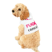 Pet Graphic Dog"Fu@k Cancer" Hooded