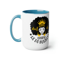 Graphic Drinkware "QUEEN DO BUSINESS" Two-Tone Mug