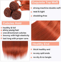 Signature Mane #350 Bundles w/ Lace 4x4 Closure Deals-3 BundlesPLUS-Closure