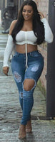 Distress Sexy Jeans