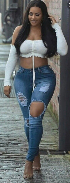 Distress Sexy Jeans