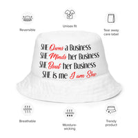 I AM SHE.....Reversible Bucket Hat