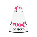 Pet Graphic Dog"Fu@k Cancer" Hooded