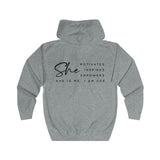 Graphic Hooded Ladies "MOTIVATE"