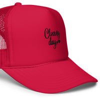 Graphic "CLOSING DAY" Foam Trucker Hat