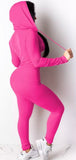 Two Pcs Chill Set, Hooded Jacket & Matching Pants