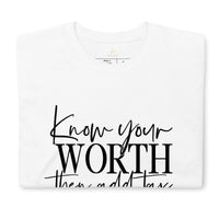 Graphic T-Shirt "KNOW YOUR WORTH"