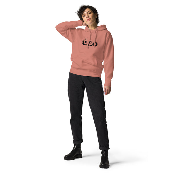 Graphic Hooded "SHE IS CEO"