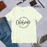 Graphic T-Shirt "DON'T FORGET TO CELEBRATE YOUR WINS