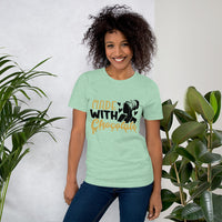 MADE W/CHOCOLATE LADIES T-shirt