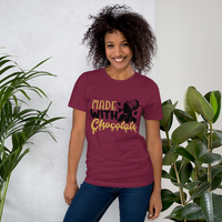 MADE W/CHOCOLATE LADIES T-shirt