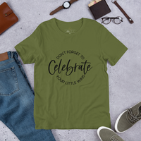 Graphic T-Shirt "DON'T FORGET TO CELEBRATE YOUR WINS
