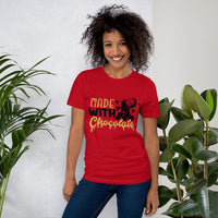 MADE W/CHOCOLATE LADIES T-shirt