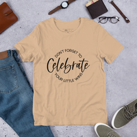 Graphic T-Shirt "DON'T FORGET TO CELEBRATE YOUR WINS