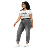 Graphic T-Shirt "Hustle Looks Different" Cropped